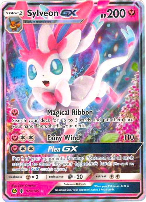 Sylveon GX Holo Promo Alternate Art Promos 092a/145 NM