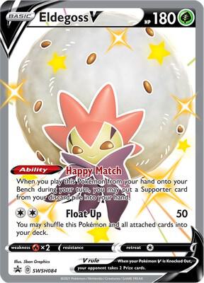 Eldegoss V Holofoil Promo SWSH: Sword & Shield Promo Cards SWSH084 NM