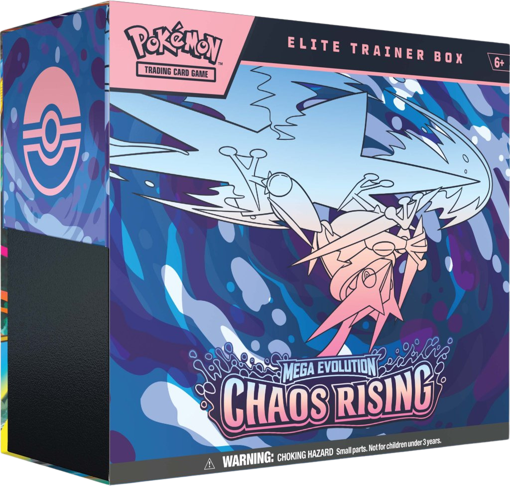 Pokémon TCG - Chaos Rising Elite Trainer Box + Acryshield Acrylic