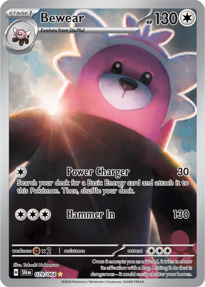 Bewear Holo Illustration Rare SV: Shrouded Fable 079/064 NM