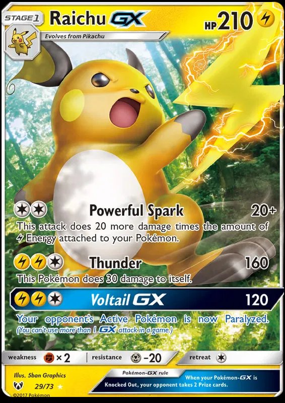 Image of Raichu-GX Shining Legends (SLG) #29