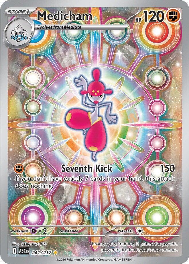 Medicham Holo Illustration Rare ME: Ascended Heroes 241/217 NM