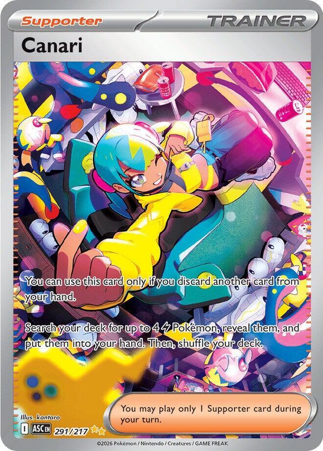 Canari Holo Special Illustration Rare ME: Ascended Heroes 291/217 NM