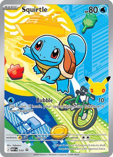 Squirtle Holo Promo ME: Mega Evolution Promo 039 NM