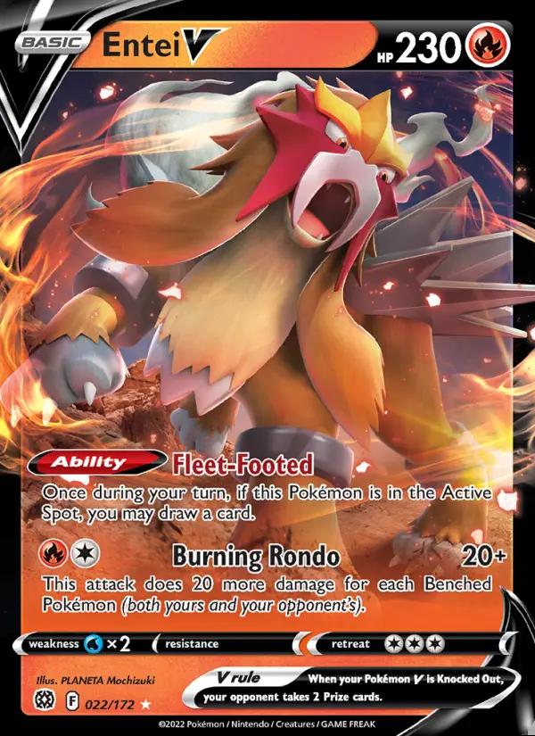 Image of Entei V Brilliant Stars (BRS) #022
