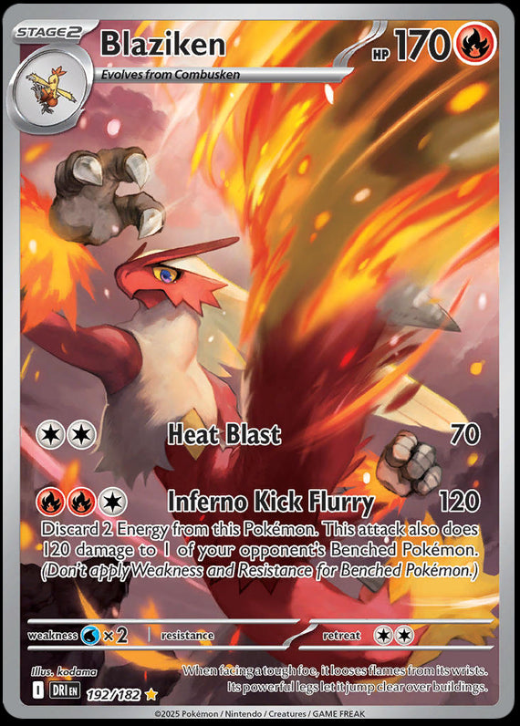Image of Blaziken Destined Rivals (DRI) #192