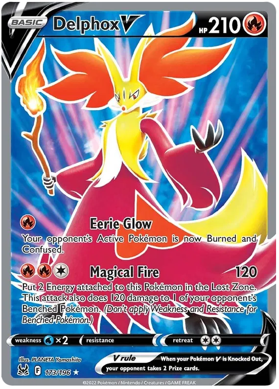 Delphox V 173/196 Lost Origin
