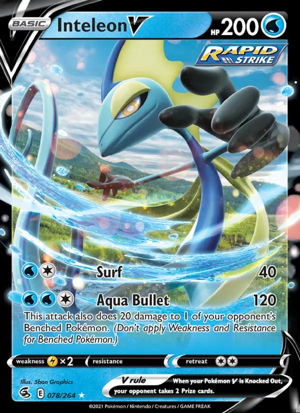 Image of Inteleon V Fusion Strike (FST) #078