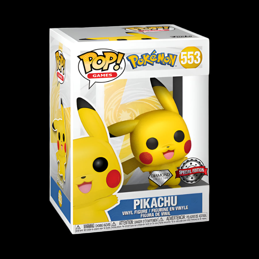 Pokemon - Pikachu Waving Diamond Glitter US Exclusive Pop! Vinyl