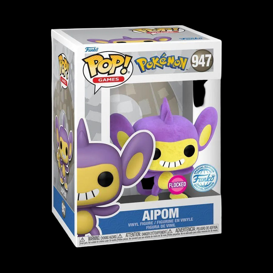 Pokemon - Aipom Pop! Vinyl (Flocked)