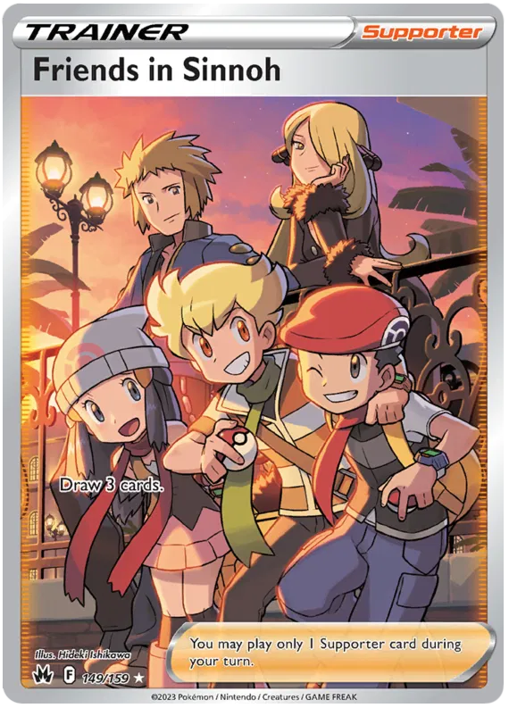 Friends in Sinnoh R 149/159 Crown Zenith