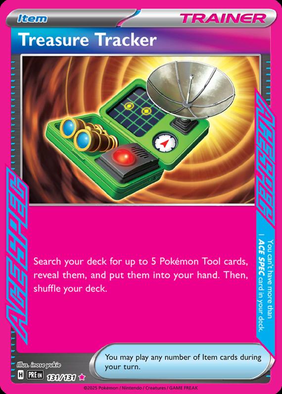 Image of Treasure Tracker Prismatic Evolutions (PRE) #131