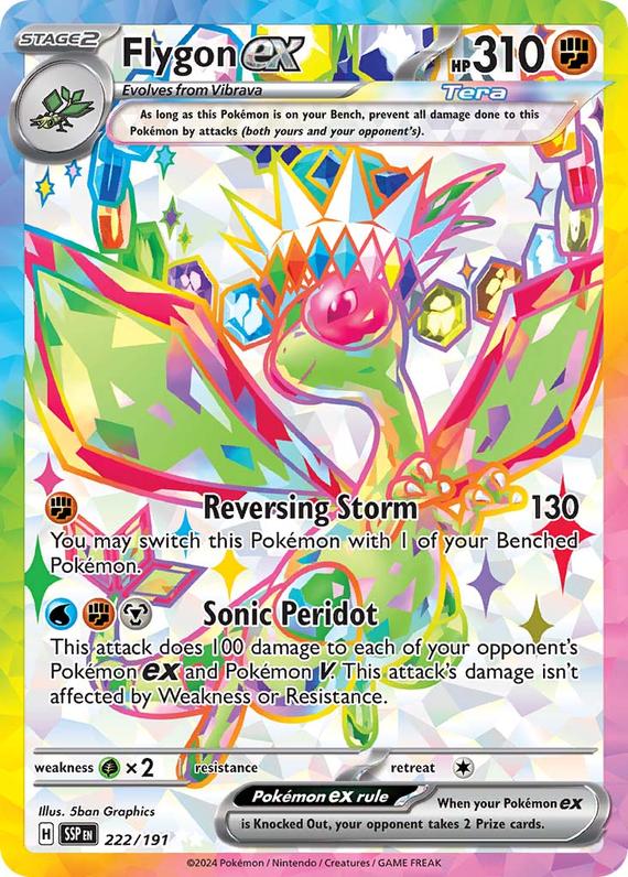 Image of Flygon ex Surging Sparks (SSP) #222