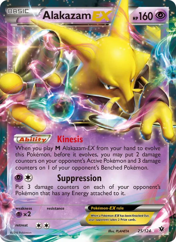 Image of Alakazam-EX Fates Collide (FCO) #25