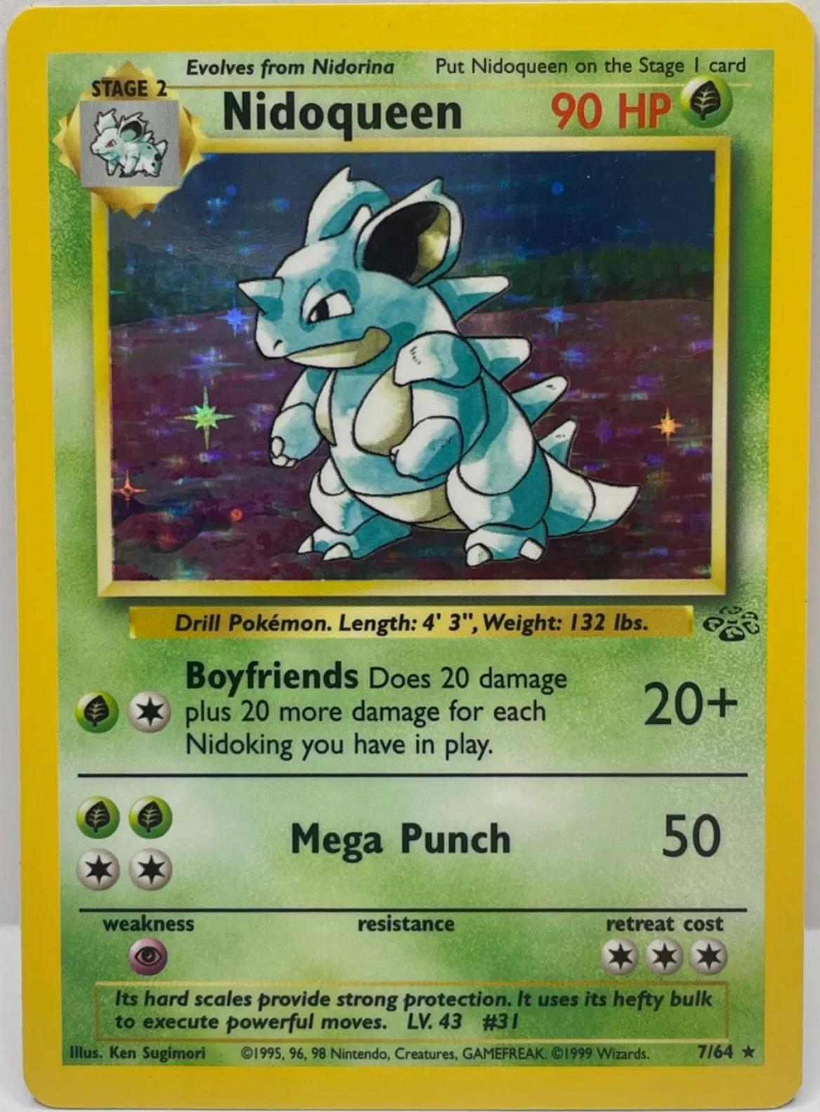 Nidoqueen (07/64) Holo Jungle Unlimited