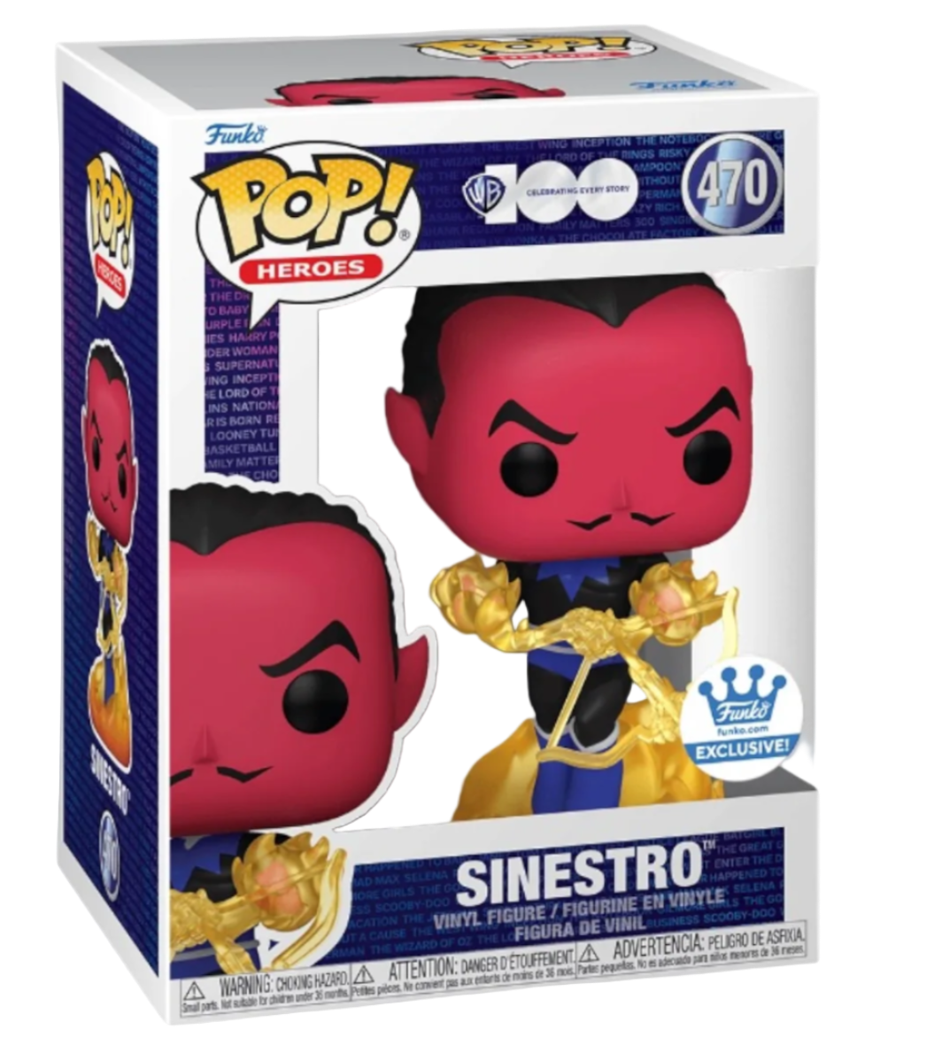 Green Lantern - Sinestro Warner Brothers 100th Pop! Vinyl
