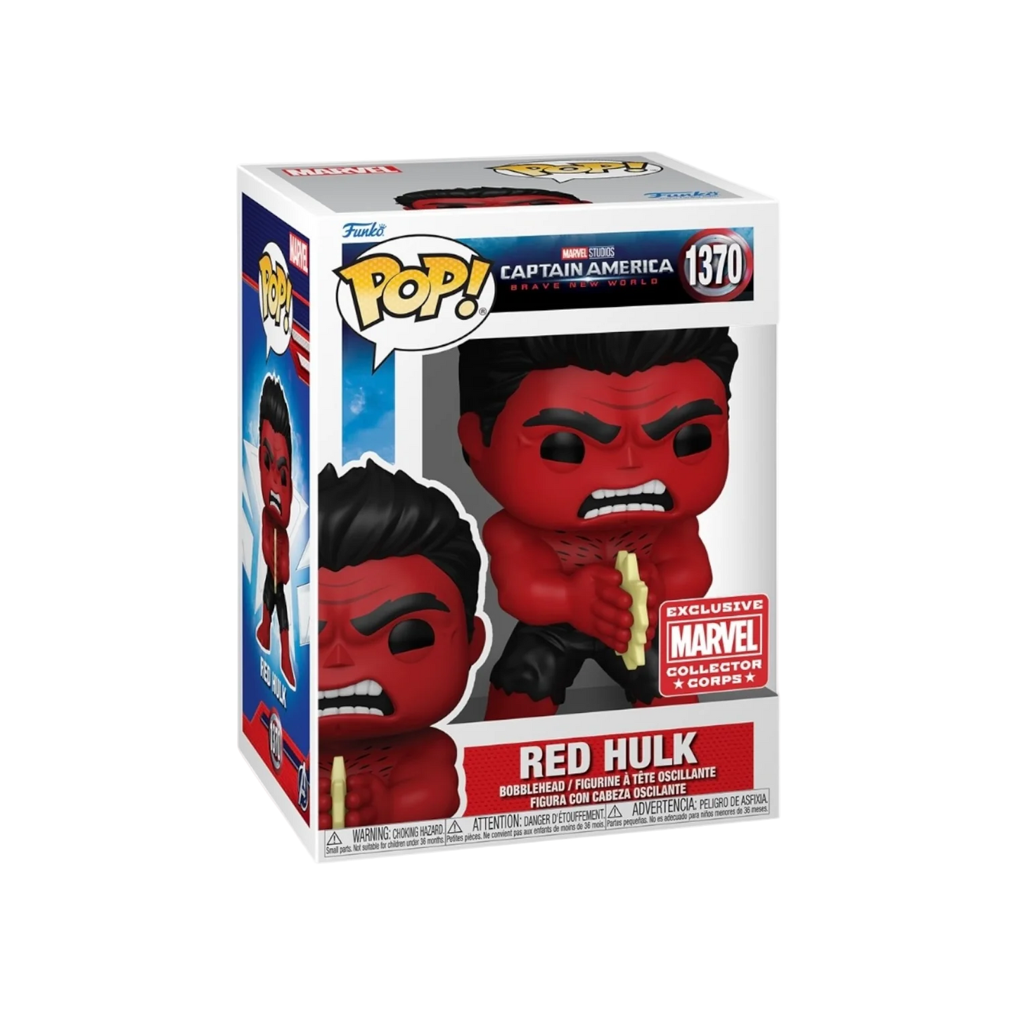 Captain America Brave New World - Red Hulk Collector Corps Pop! Vinyl