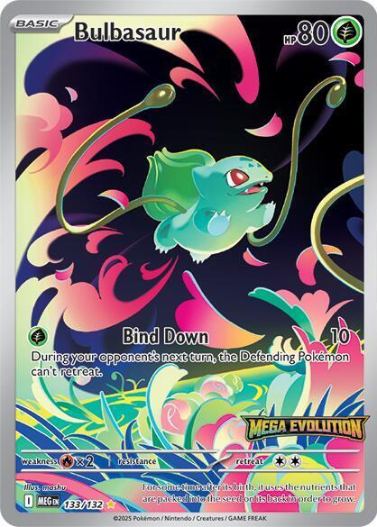 Bulbasaur (Mega Evolution Stamped) Mega Evolution (MEG) #133