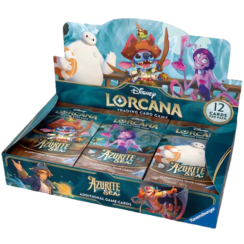 Disney Lorcana Trading Card Game - Azurite Sea - Booster Box - Set 6