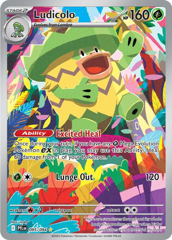 Ludicolo (095/094) Illustration Rare Phantasmal Flames