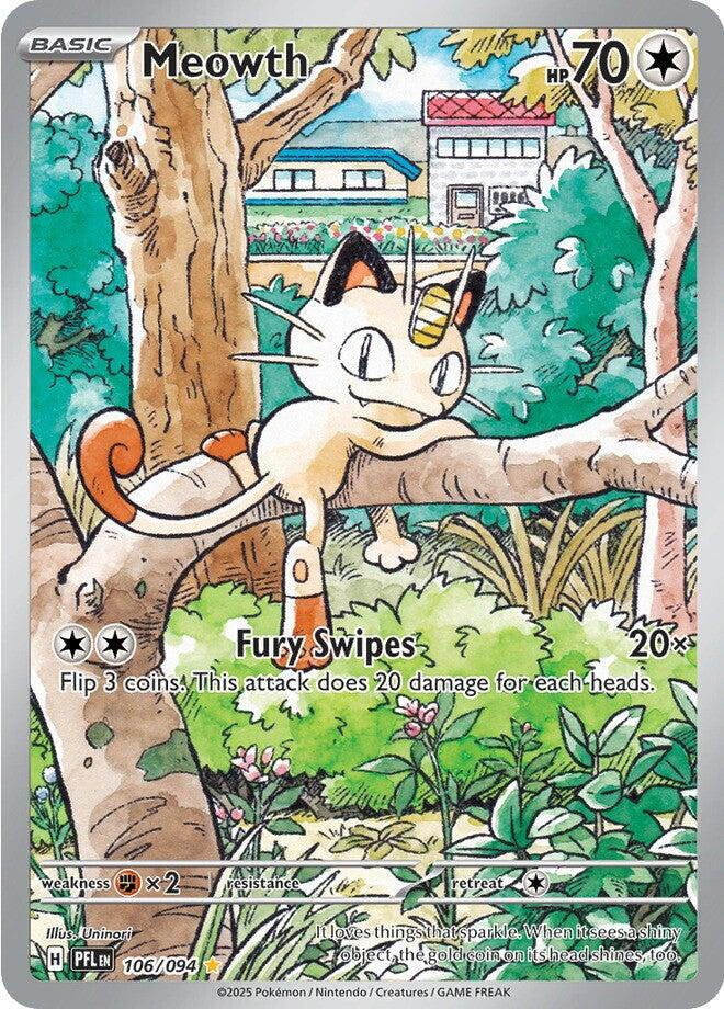 Meowth (106/094) Illustration Rare Phantasmal Flames