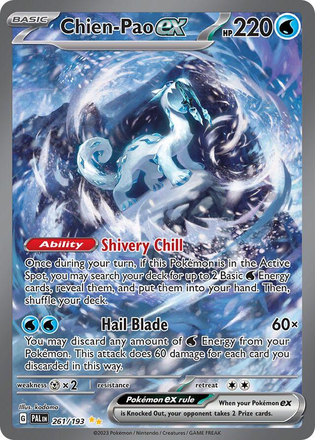 Chien-Pao (261/193) Illustration Rare PAL Paldea Evolved