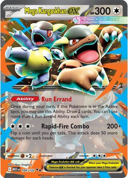 Mega Kangaskhan EX (104/132) RR Mega Evolution