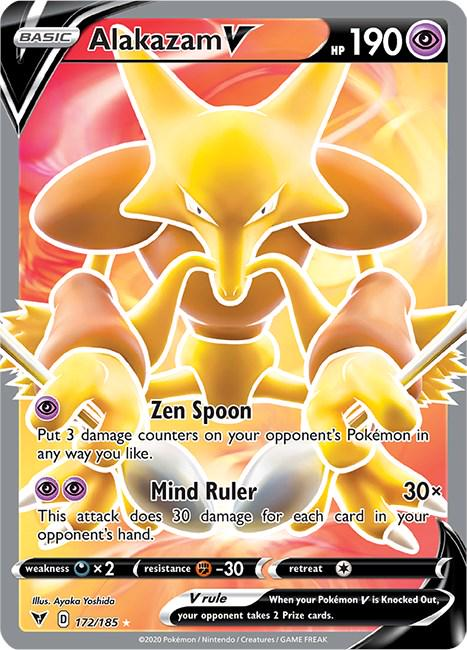 Alakazam V(172/185) UR Vivid Voltage