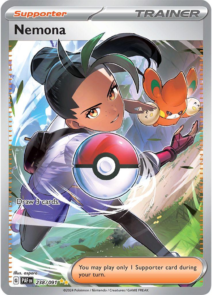 Nemona (238/091) Special Illustration Rare PAF Paldean Fates