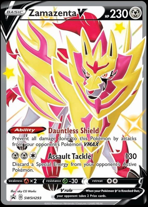 Zamazenta V (SWSH293) Black Star Promo