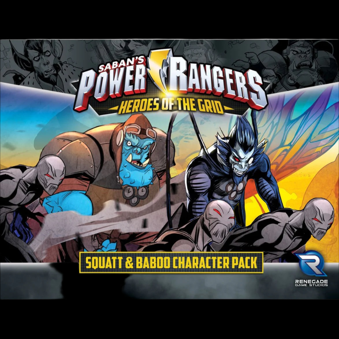 Power Rangers Heroes of the Grid - Squatt & Baboo Character Pack
