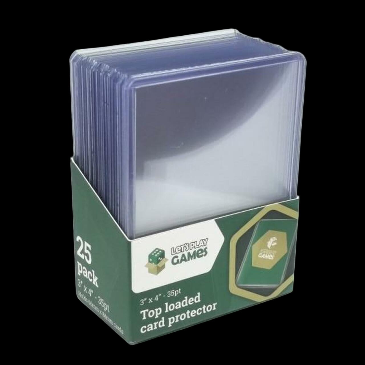 LPG Essentials Toploaders 3"x4" 35pt (25-Pack)