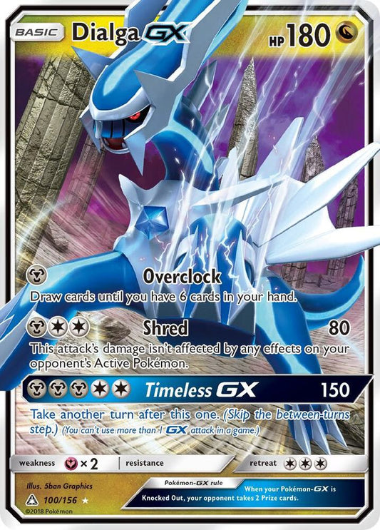 Dialga GX Holo Ultra Rare SM - Ultra Prism 100/156 NM