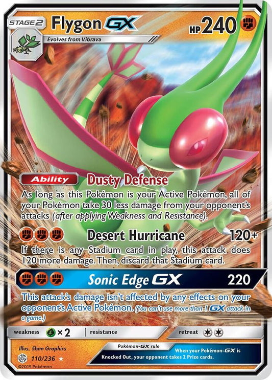 Flygon GX Holo Ultra Rare SM - Cosmic Eclipse 110/236 NM