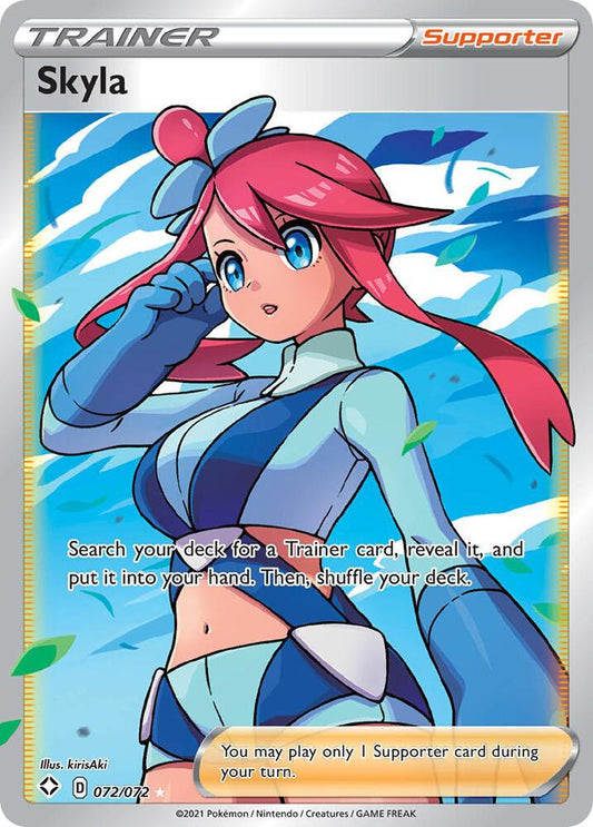 Skyla (Full Art) Holo Ultra Rare Shining Fates 072/072 NM