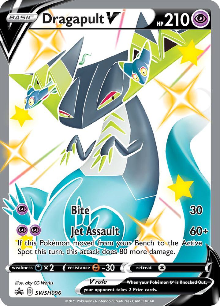 Dragapult V Holofoil Promo SWSH: Sword & Shield Promo Cards SWSH096 NM