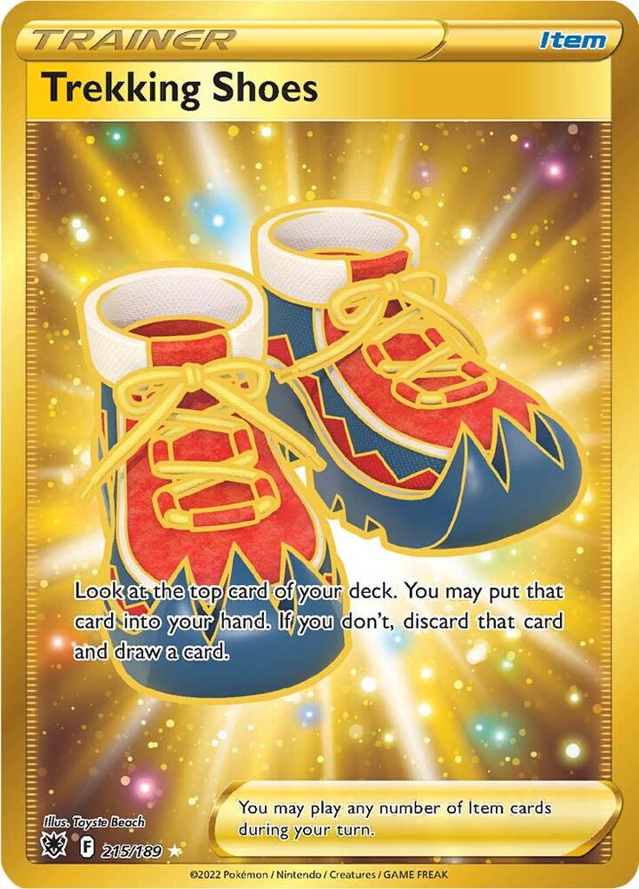 Trekking Shoes (Secret) Holofoil Secret Rare SWSH10: Astral Radiance 215/189 NM