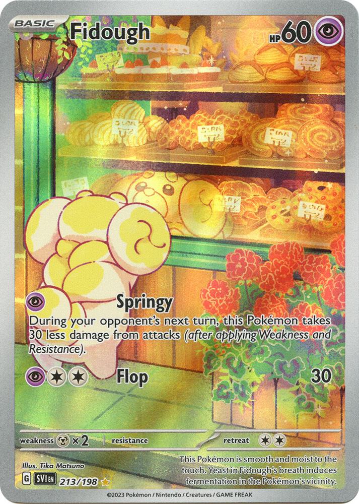 Fidough Holo Illustration Rare SV01: Scarlet & Violet Base Set 213/198 NM