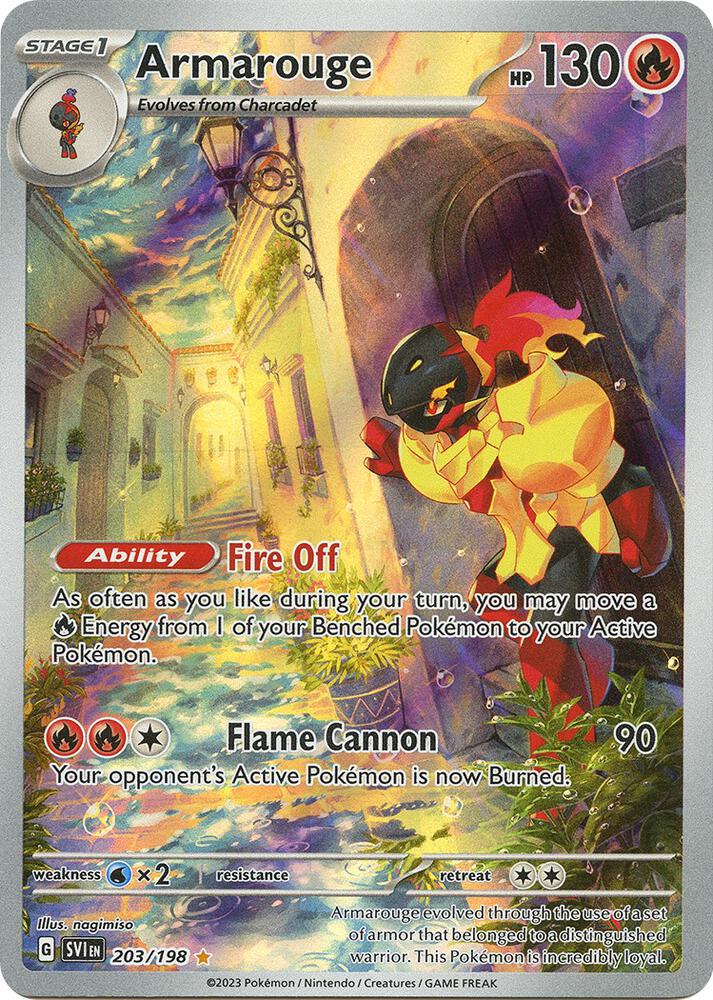 Armarouge Holo Illustration Rare SV01: Scarlet & Violet Base Set 203/198 NM