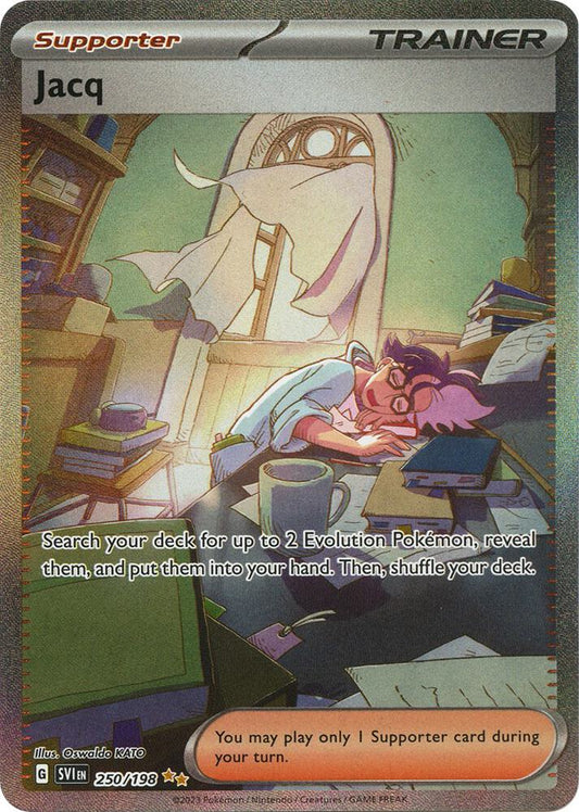 Jacq Holo Special Illustration Rare SV01: Scarlet & Violet Base Set 250/198 NM