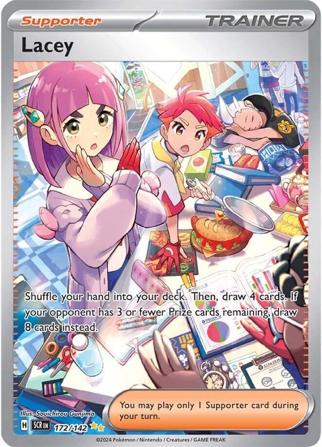Lacey Holo Special Illustration Rare SV07: Stellar Crown 172/142 NM