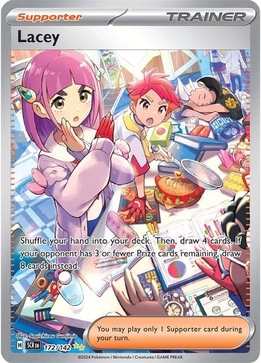 Lacey Holo Special Illustration Rare SV07: Stellar Crown 172/142 NM