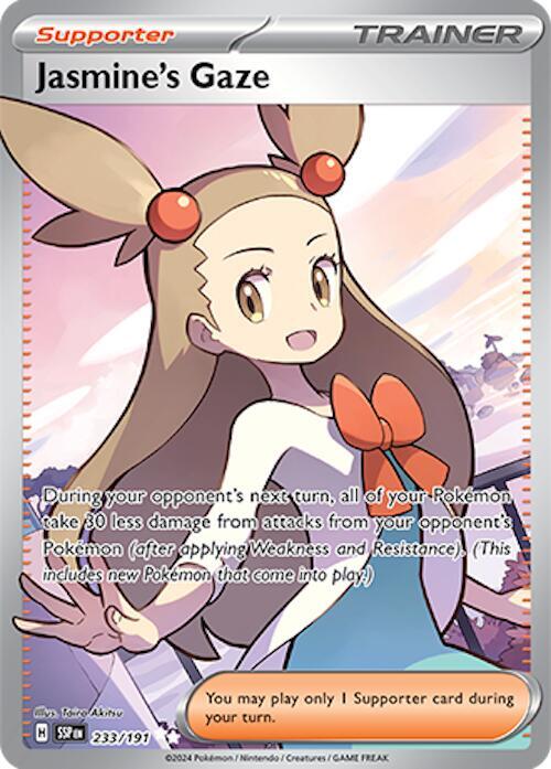 Jasmine's Gaze Holo Ultra Rare SV08: Surging Sparks 233/191 NM
