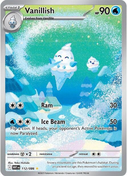 Vanillish Holo Illustration Rare SV: White Flare 112/086 NM