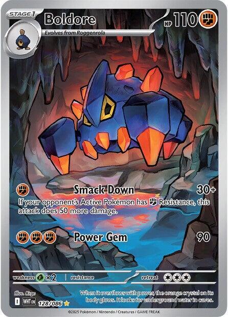 Boldore Holo Illustration Rare SV: White Flare 128/086 NM
