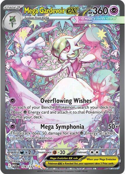 Mega Gardevoir ex Holo Special Illustration Rare ME01: Mega Evolution 178/132 NM