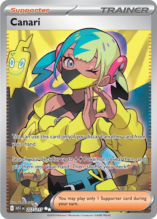 Canari Holo Ultra Rare ME: Ascended Heroes 257/217 NM