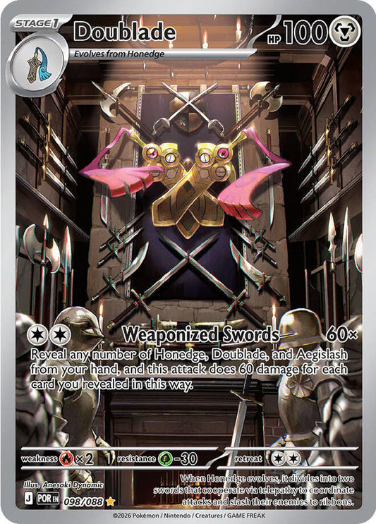 Doublade Holo Illustration Rare ME03: Perfect Order 098/088 NM