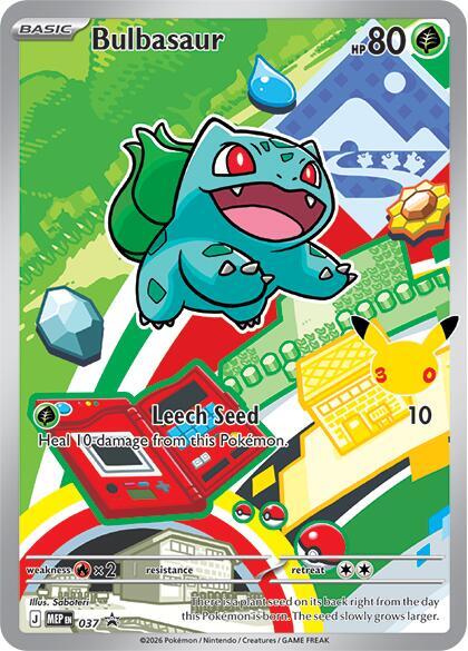 Bulbasaur Holo Promo ME: Mega Evolution Promo 037 NM