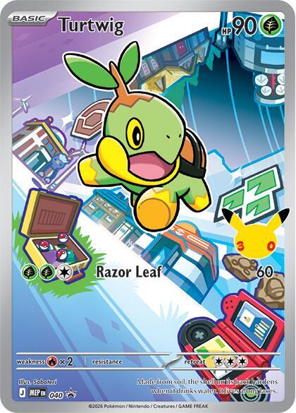 Turtwig Holo Promo ME: Mega Evolution Promo 040 NM